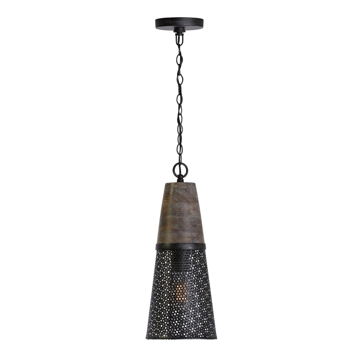 Capital Lighting 333911BH-692 Coker 1 Light Pendant Barn House