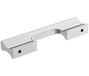 Amerock Cabinet Pull Polished Chrome 3-3/4 inch (96 mm) Center-to-Center Status 1 Pack Drawer Pull Cabinet Handle Cabinet Hardware