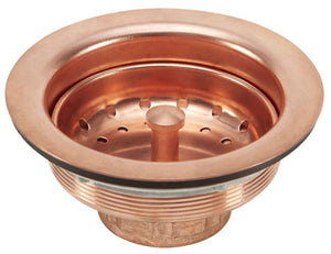 Thompson Traders Kitchen Basket Drain Rose Gold Basket Strainer TDB35-PC Rose Gold
