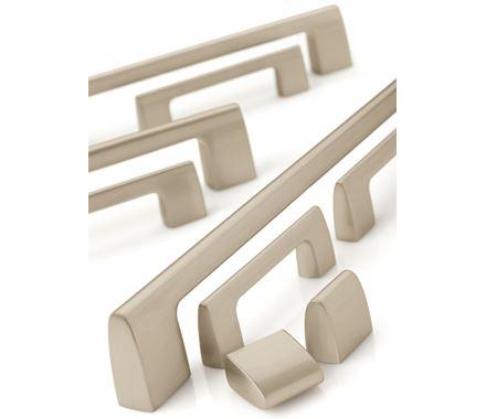 Amerock Cabinet Pull Satin Nickel 6-5/16 inch (160 mm) Center to Center Riva 1 Pack Drawer Pull Drawer Handle Cabinet Hardware