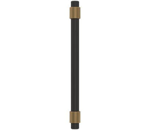 Amerock Cabinet Pull Matte Black/Champagne Bronze 5-1/16 inch (128 mm) Center-to-Center Mergence 1 Pack Drawer Pull Cabinet Handle Cabinet Hardware