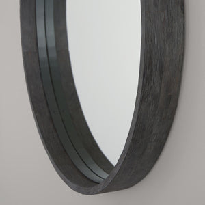 Capital Lighting 735801MM Mirror Wood Frame Mirror Carbon Grey and Grey Iron