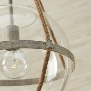 Capital Lighting 327413MS Beaufort 1 Light Pendant Mystic Sand
