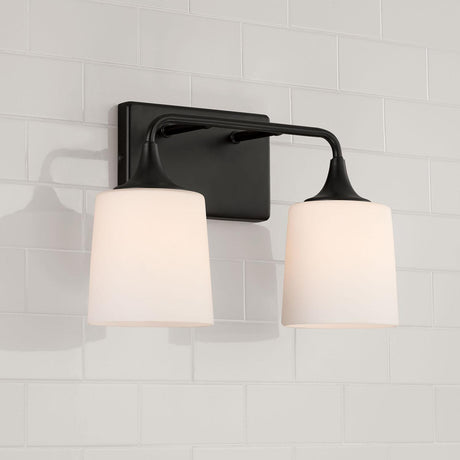 Capital Lighting 148921MB-541 Presley 2 Light Vanity Matte Black