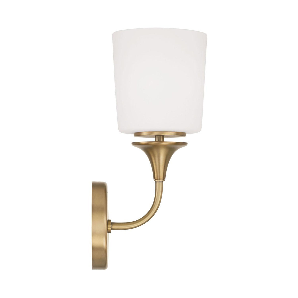 Capital Lighting 648911AD-541 Presley 1 Light Sconce Aged Brass