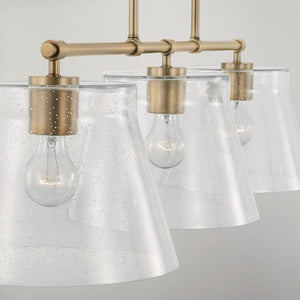 Capital Lighting 846931AD Baker 3 Light Island Aged Brass