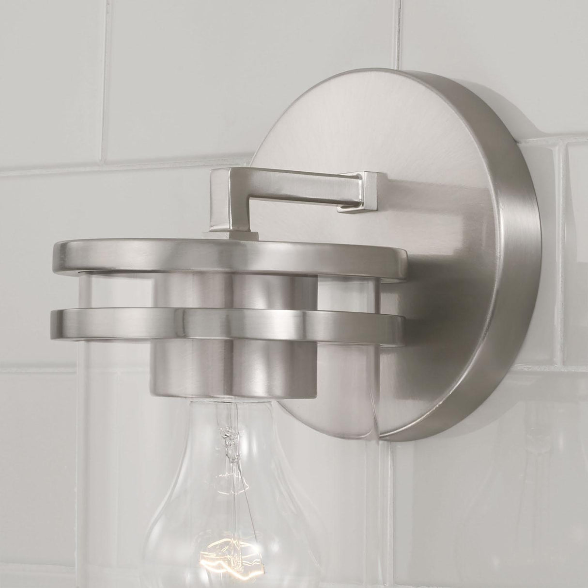 Capital Lighting 648711BN-539 Fuller 1 Light Sconce Brushed Nickel