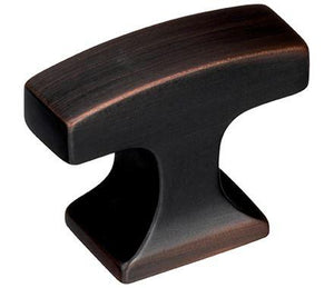 Amerock Cabinet Knob Oil Rubbed Bronze 1-5/16 inch (33 mm) Length Westerly 1 Pack Drawer Knob Cabinet Hardware