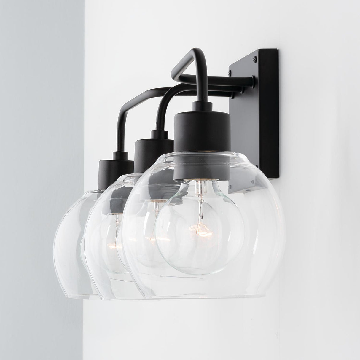 Capital Lighting 120031MB-426 Tanner 3 Light Vanity Matte Black