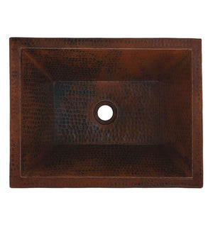 Thompson Traders Hammered Diego Black Copper Bath Sink Tonala BPU-1914BC (Showroom Display for Sale)