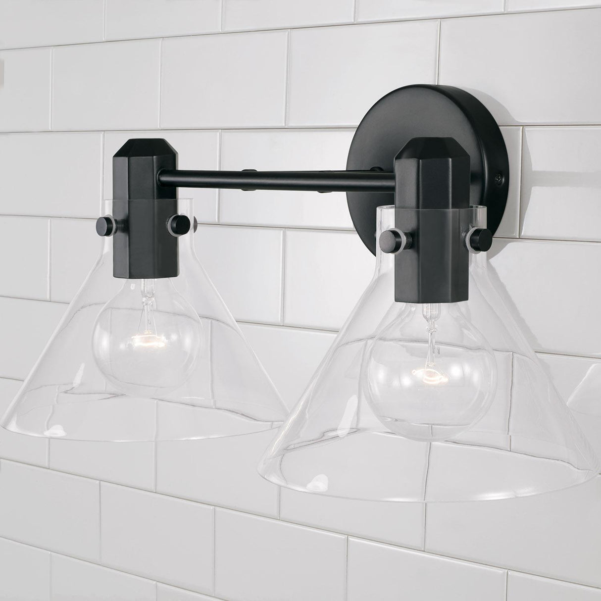 Capital Lighting 145821MB-528 Greer 2 Light Vanity Matte Black