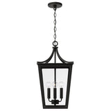 Capital Lighting 947942BK Adair 4 Light Outdoor Hanging Lantern Black