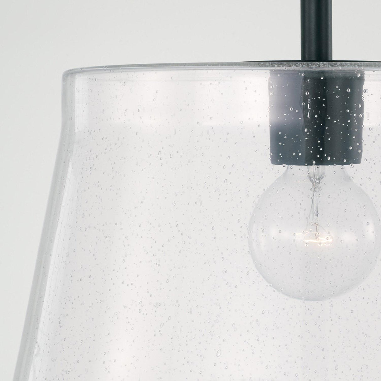 Capital Lighting 246911MB Baker 1 Light Pendant Matte Black