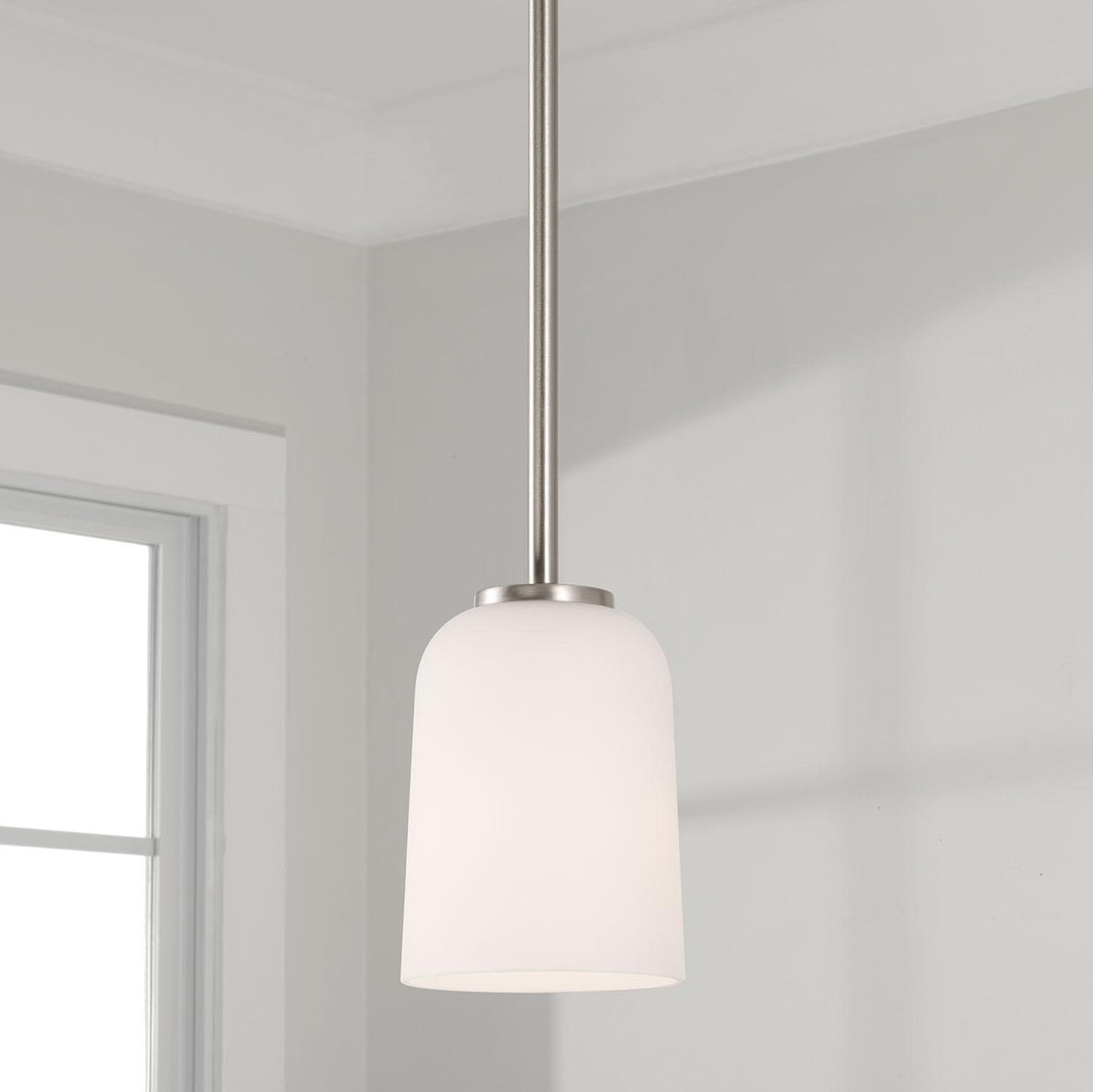 Capital Lighting 348812BN-542 Lawson 1 Light Mini Pendant Brushed Nickel