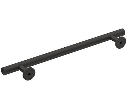 Amerock Cabinet Pull Matte Black 6-5/16 inch (160 mm) Center-to-Center Radius 1 Pack Drawer Pull Cabinet Handle Cabinet Hardware