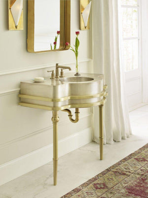Thompson Traders Quintana Vanity Quintana KCV32 Satin Brass and Burnished Nickel
(Smooth)