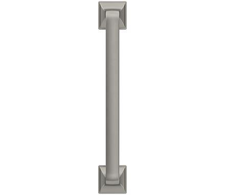 Amerock Cabinet Pull Satin Nickel 5-1/16 inch (128 mm) Center-to-Center Ville 1 Pack Drawer Pull Cabinet Handle Cabinet Hardware