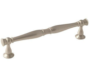 Amerock Cabinet Pull Satin Nickel 6-5/16 inch (160 mm) Center to Center Crawford 1 Pack Drawer Pull Drawer Handle Cabinet Hardware