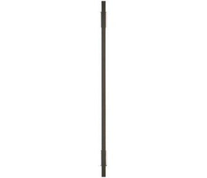 Amerock Cabinet Pull Polished Chrome/Brushed Matte Black 10-1/16 inch (256 mm) Center to Center Urbanite 1 Pack Drawer Pull Drawer Handle Cabinet Hardware