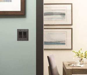 Amerock Wall Plate Black Bronze 2 Rocker Switch Plate Cover Candler 1 Pack Decora Wall Plate Light Switch Cover