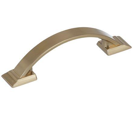 Amerock Cabinet Pull Golden Champagne 3 inch (76 mm) Center to Center Candler 1 Pack Drawer Pull Drawer Handle Cabinet Hardware