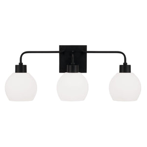 Capital Lighting 120031MB-540 Tanner 3 Light Vanity Matte Black