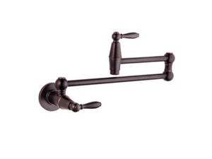 Port Haven Pot Filler Faucet in Tuscan Bronze