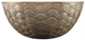 Thompson Traders Guadalupe Art Deco Guadalupe Art Deco BRV-177ASG Antique Satin Gold
(Smooth Interior /Art Deco exterior)