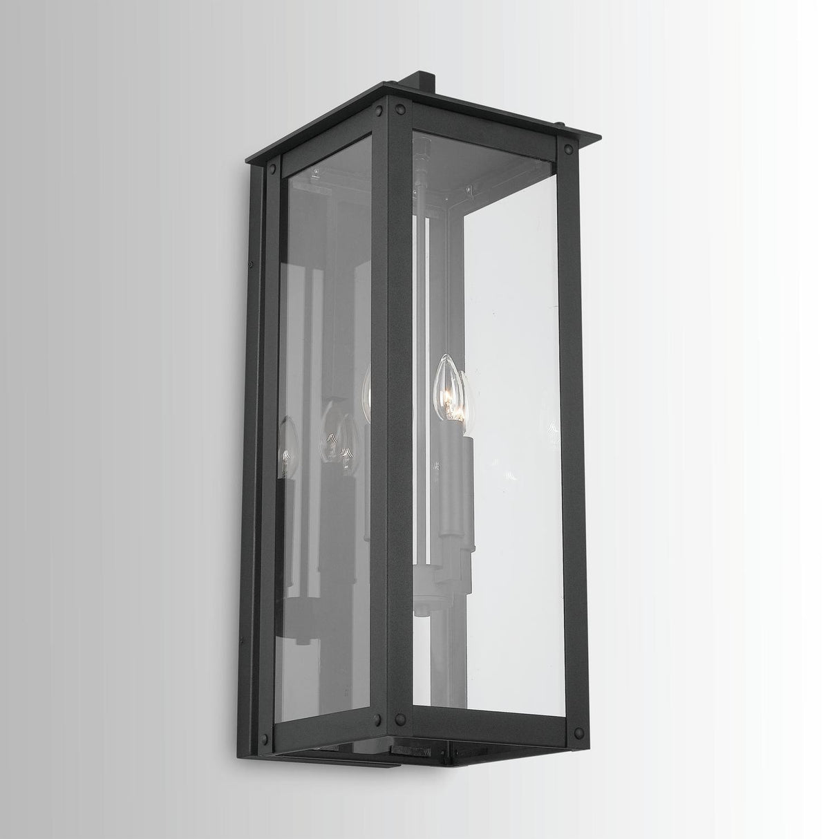 Capital Lighting 934641BK Hunt 4-Light Wall Mount Black