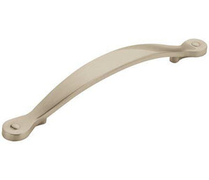 Amerock Cabinet Pull Satin Nickel 5-1/16 inch (128 mm) Center to Center Inspirations 1 Pack Drawer Pull Drawer Handle Cabinet Hardware