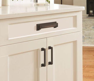 Amerock Cabinet Cup Pull Oil Rubbed Bronze 5-1/16 inch & 6-5/16 inch (128 mm & 160 mm) Center-to-Center Appoint 1 Pack Drawer Pull Cabinet Handle Cabinet Hardware