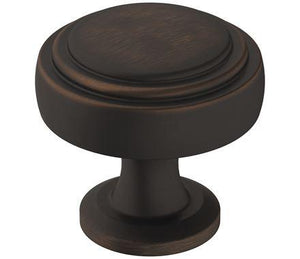 Amerock Cabinet Knob Oil Rubbed Bronze 1-1/4 inch (32 mm) Diameter Winsome 1 Pack Drawer Knob Cabinet Hardware