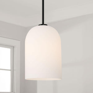 Capital Lighting 348811MB Lawson 1 Light Pendant Matte Black