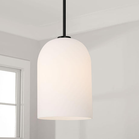 Capital Lighting 348811MB Lawson 1 Light Pendant Matte Black