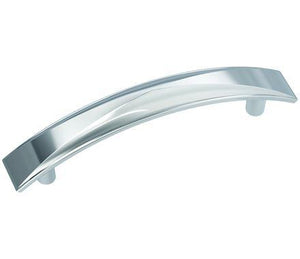 Amerock Cabinet Pull Polished Chrome 3-3/4 inch (96 mm) Center-to-Center Extensity 1 Pack Drawer Pull Drawer Handle Cabinet Hardware