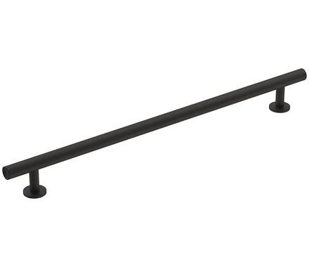 Amerock Cabinet Pull Matte Black 10-1/16 inch (256 mm) Center-to-Center Radius 1 Pack Drawer Pull Cabinet Handle Cabinet Hardware
