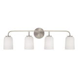 Capital Lighting 148841BN-542 Lawson 4 Light Vanity Brushed Nickel