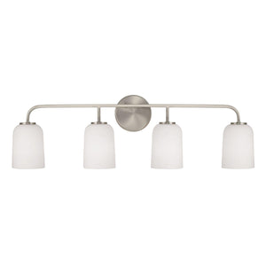 Capital Lighting 148841BN-542 Lawson 4 Light Vanity Brushed Nickel