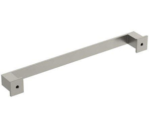 Amerock Cabinet Pull Satin Nickel 7-9/16 inch (192 mm) Center-to-Center Appoint 1 Pack Drawer Pull Cabinet Handle Cabinet Hardware