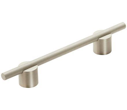 Amerock Cabinet Pull Silver Champagne 5-1/16 inch (128 mm) Center to Center Transcendent 1 Pack Drawer Pull Drawer Handle Cabinet Hardware