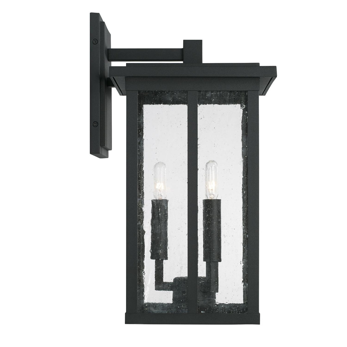 Capital Lighting 943832BK Barrett 3 Light Outdoor Wall Lantern Black