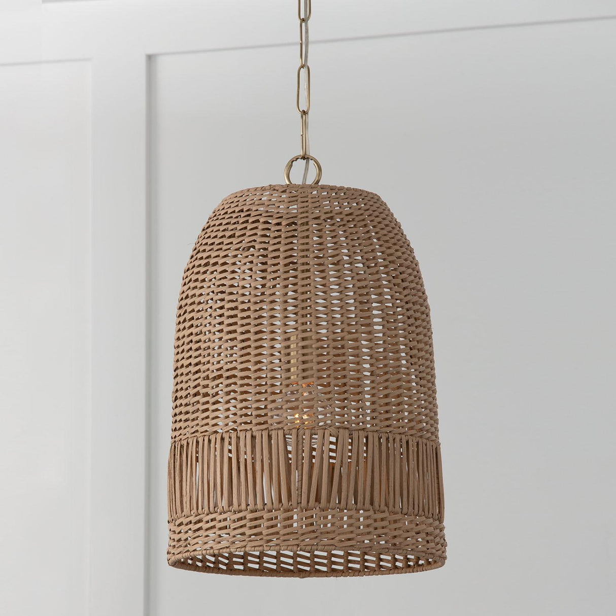 Capital Lighting 347512MA Naomi 1 Light Pendant Matte Brass