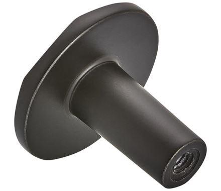 Amerock Cabinet Knob Matte Black 1-3/16 inch (30 mm) Diameter Kamari 1 Pack Drawer Knob Cabinet Hardware