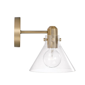 Capital Lighting 645811AD-528 Greer 1 Light Sconce Aged Brass