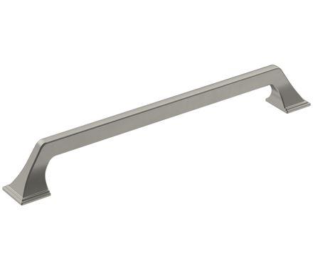 Amerock Cabinet Pull Satin Nickel 8-13/16 inch (224 mm) Center-to-Center Exceed 1 Pack Drawer Pull Cabinet Handle Cabinet Hardware