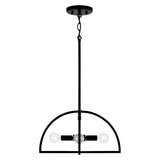 Capital Lighting 248841MB Lawson 4 Light Dual Mount Semi-Flush/Pendant Matte Black