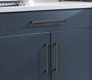 Amerock Cabinet Pull Matte Black 7-9/16 inch (192 mm) Center to Center Concentric 1 Pack Drawer Pull Drawer Handle Cabinet Hardware