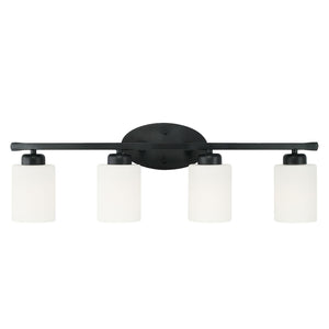 Capital Lighting 115241MB-338 Dixon 4 Light Vanity Matte Black