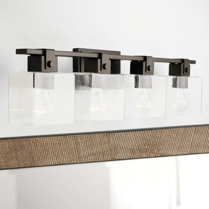 Capital Lighting 139144OR-498 Graham 4 Light Vanity Oil Rubbed Bronze