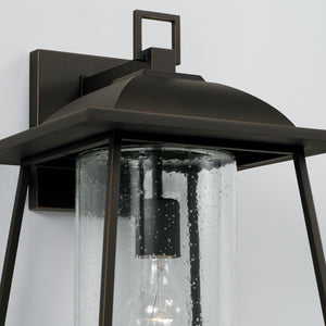 Capital Lighting 943613OZ Durham 1 Light Outdoor Wall Lantern Oiled Bronze